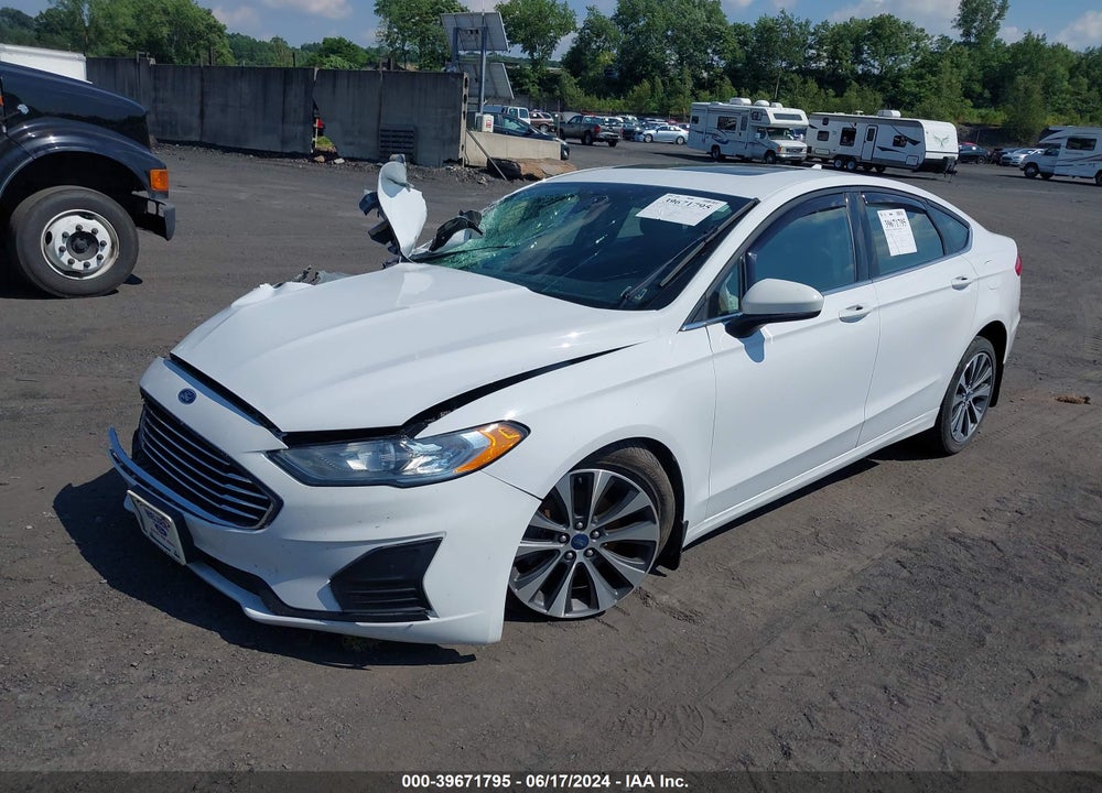 2019 FORD FUSION SE VIN: 3FA6P0T98KR212394