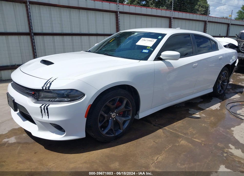 2019 DODGE CHARGER GT RWD VIN: 2C3CDXHG0KH512906