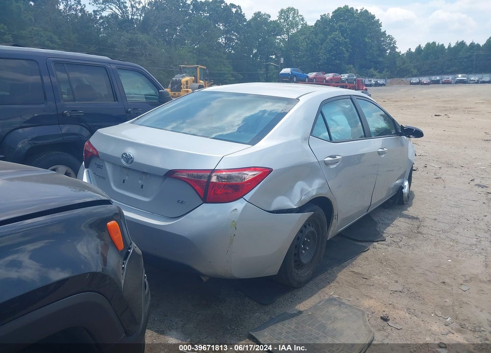 2018 TOYOTA COROLLA LE VIN: 5YFBURHE1JP754257