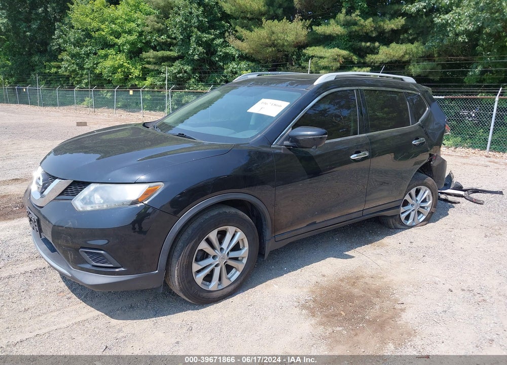 2016 NISSAN ROGUE SV VIN: 5N1AT2MV7GC812588