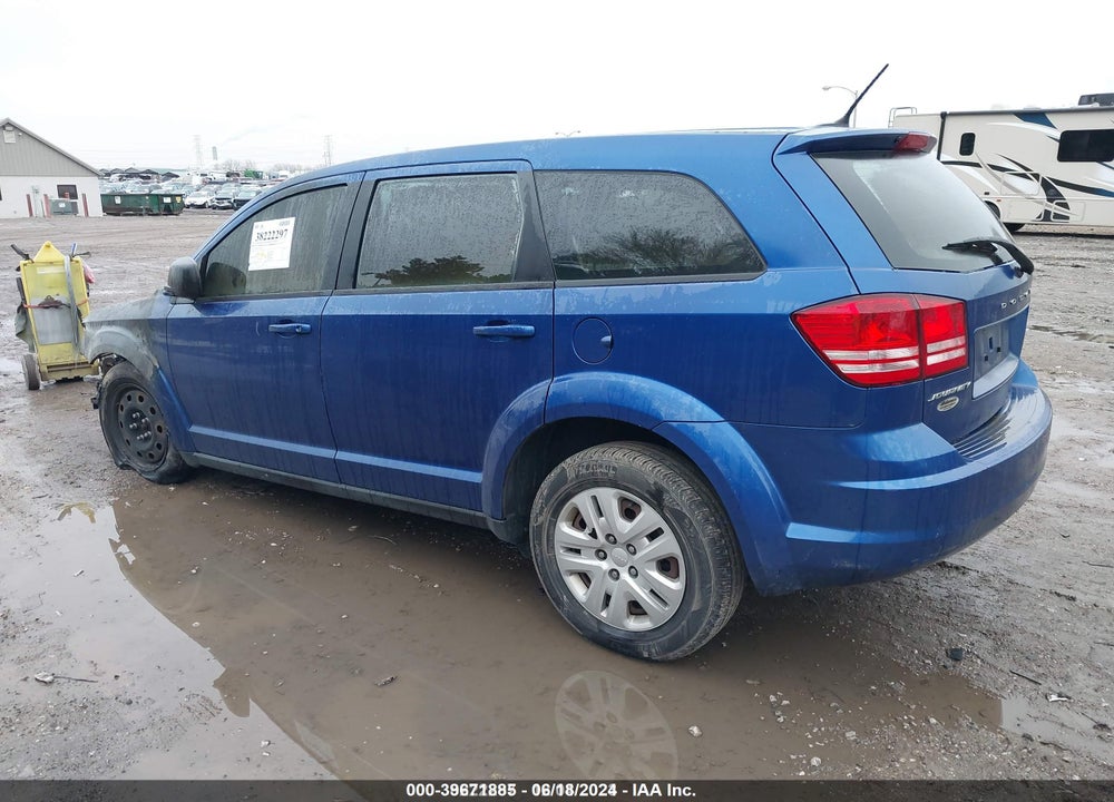 2015 DODGE JOURNEY VIN: 3C4PDCAB5FT614400