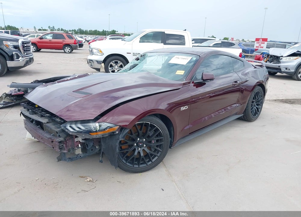 2018 FORD MUSTANG GT VIN: 1FA6P8CF6J5122473