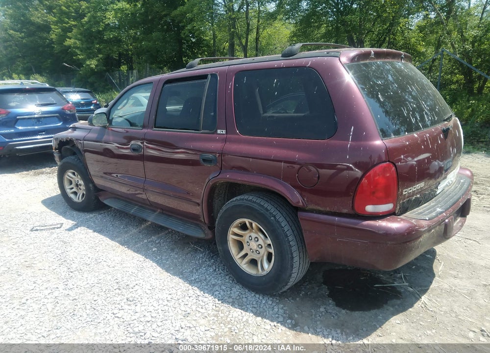 2002 DODGE DURANGO SLT VIN: 1B4HS48N32F195805