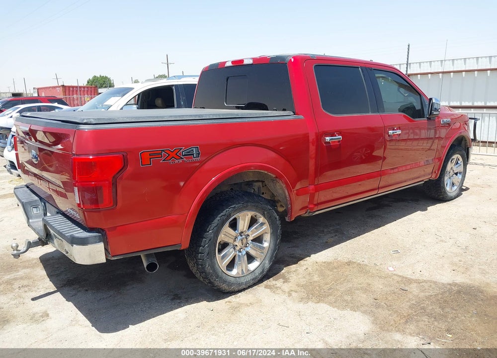 2020 FORD F-150 LARIAT VIN: 1FTEW1E58LFB19799