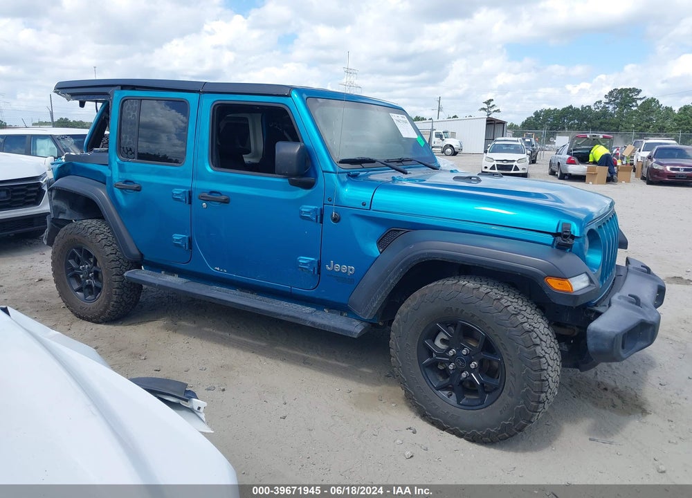 2020 JEEP WRANGLER UNLIMITED SPORT VIN: 1C4HJXDG0LW161644