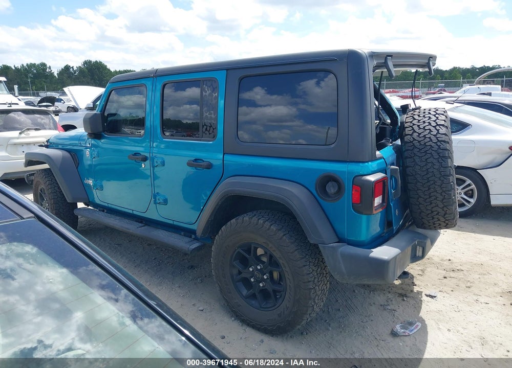 2020 JEEP WRANGLER UNLIMITED SPORT VIN: 1C4HJXDG0LW161644
