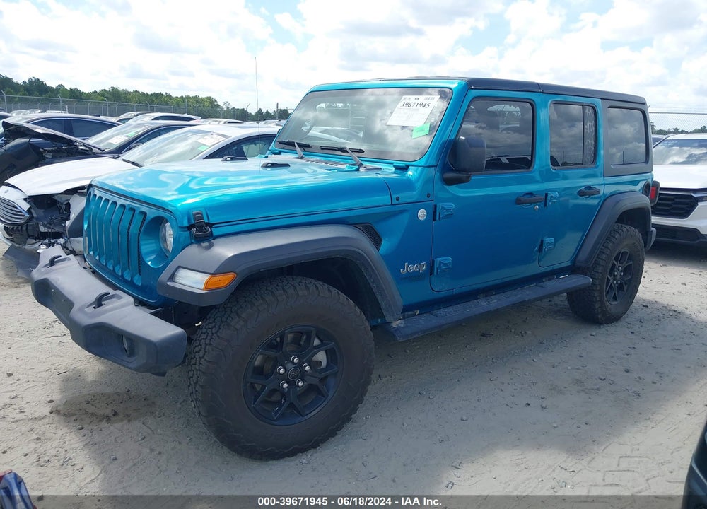 2020 JEEP WRANGLER UNLIMITED SPORT VIN: 1C4HJXDG0LW161644