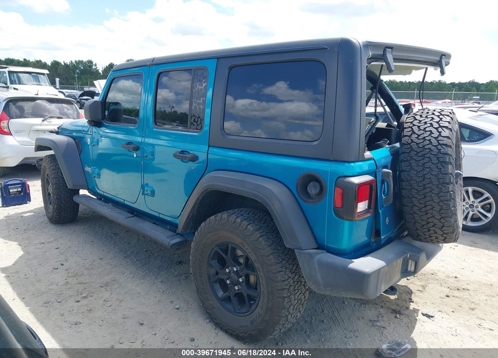 2020 JEEP WRANGLER UNLIMITED SPORT VIN: 1C4HJXDG0LW161644