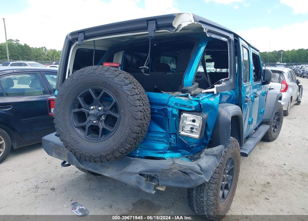2020 JEEP WRANGLER UNLIMITED SPORT VIN: 1C4HJXDG0LW161644