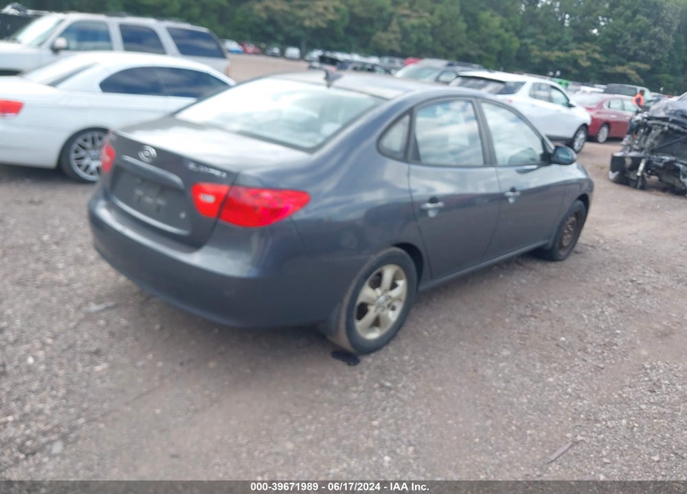 2009 HYUNDAI ELANTRA SE VIN: KMHDU46D09U692835