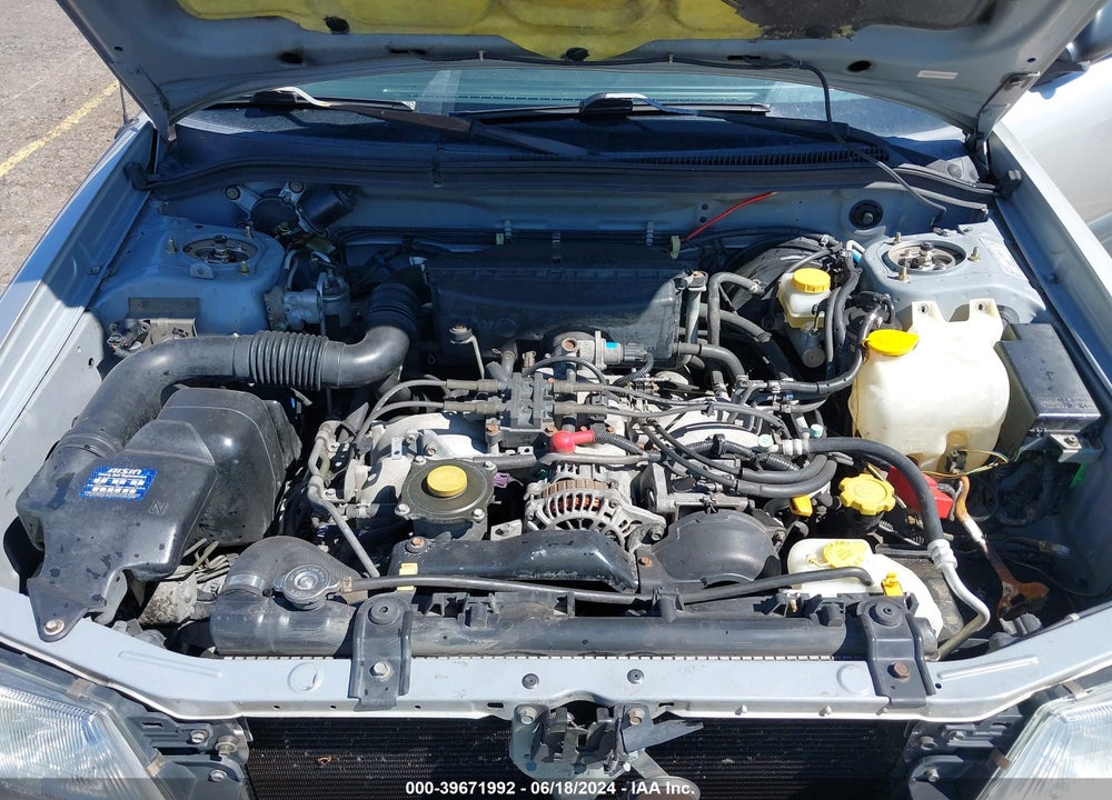 2000 SUBARU FORESTER VIN: JF1SF6355YH700018