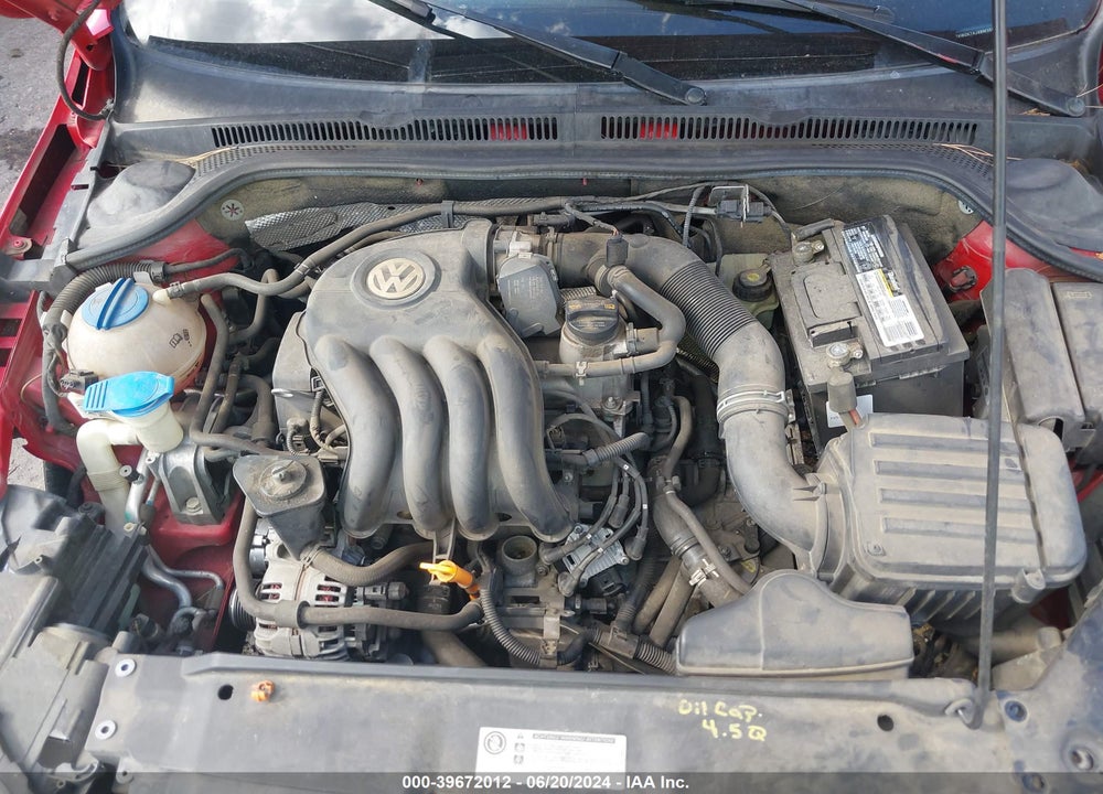 2011 VOLKSWAGEN JETTA 2.0L S VIN: 3VW2K7AJ8BM356504