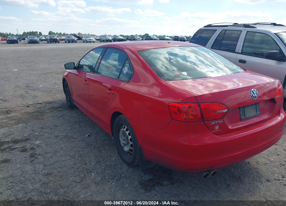 2011 VOLKSWAGEN JETTA 2.0L S VIN: 3VW2K7AJ8BM356504
