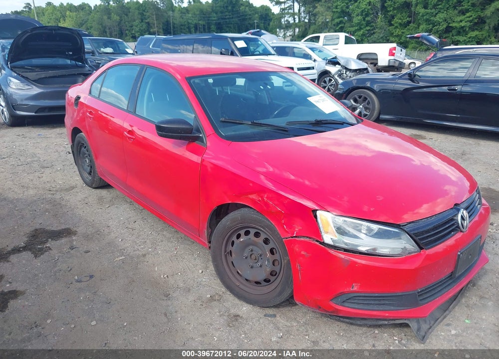 2011 VOLKSWAGEN JETTA 2.0L S VIN: 3VW2K7AJ8BM356504