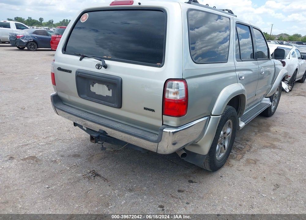 2000 TOYOTA 4RUNNER SR5 V6 VIN: JT3GN86R8Y0160261