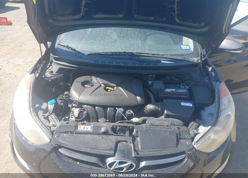 2012 HYUNDAI ELANTRA LIMITED (ULSAN PLANT) VIN: KMHDH4AE5CU243775