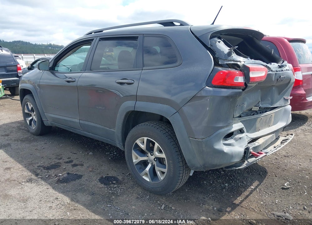2015 JEEP CHEROKEE TRAILHAWK VIN: 1C4PJMBS8FW785276