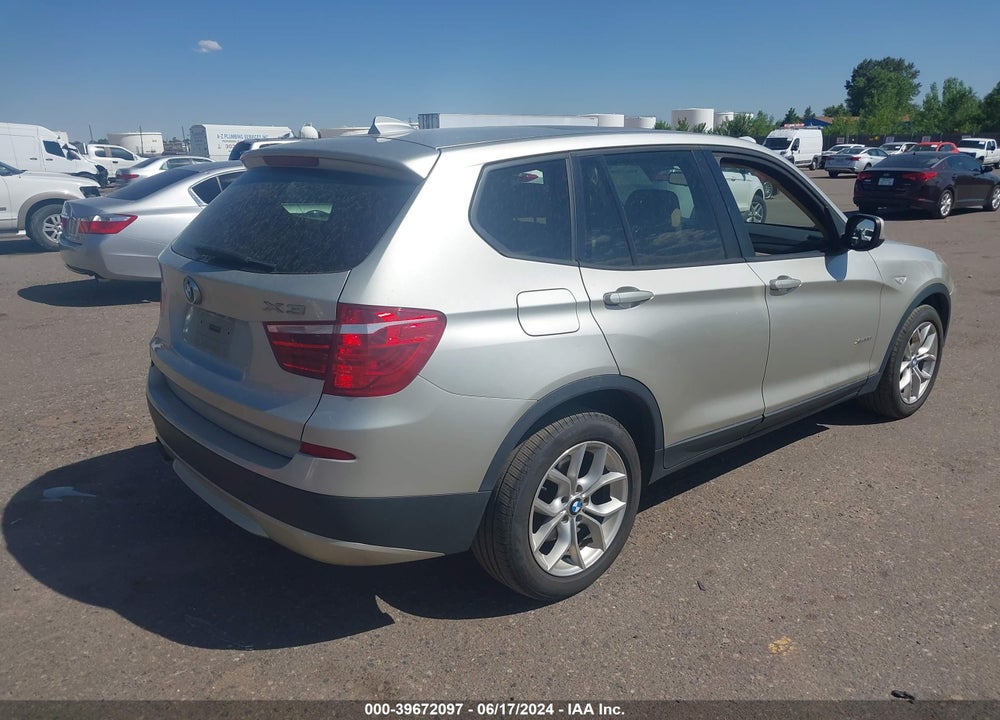 2011 BMW X3 XDRIVE35I VIN: 5UXWX7C51BL734653