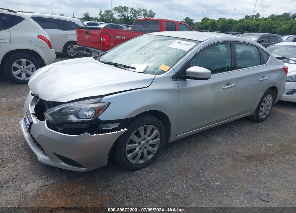 2019 NISSAN SENTRA S VIN: 3N1AB7AP9KY354100