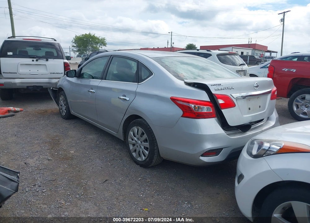 2019 NISSAN SENTRA S VIN: 3N1AB7AP9KY354100