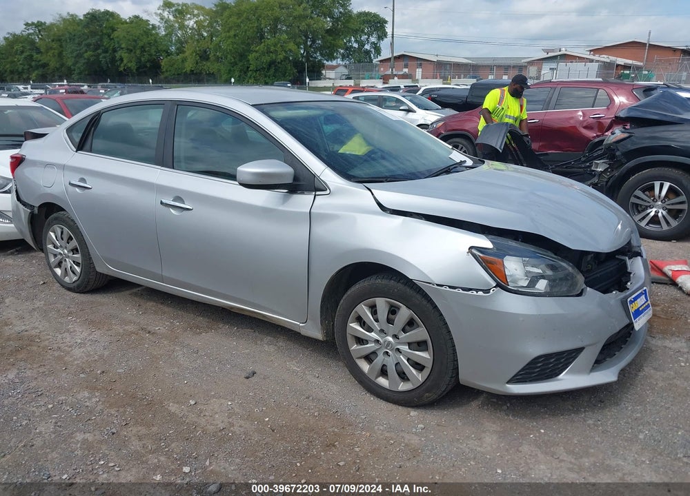 2019 NISSAN SENTRA S VIN: 3N1AB7AP9KY354100