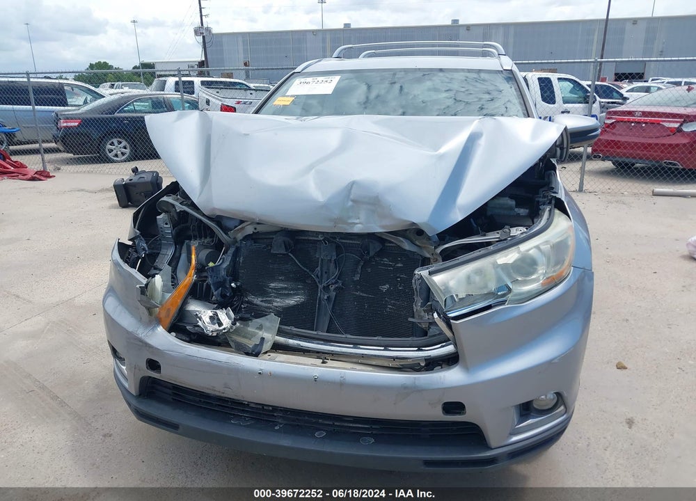 2015 TOYOTA HIGHLANDER LIMITED V6 VIN: 5TDYKRFH7FS076416