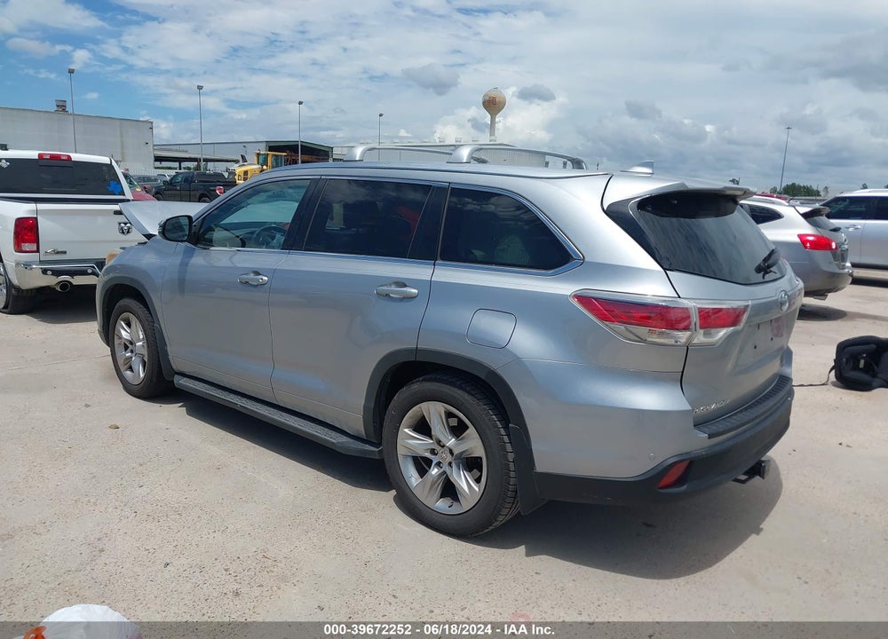 2015 TOYOTA HIGHLANDER LIMITED V6 VIN: 5TDYKRFH7FS076416