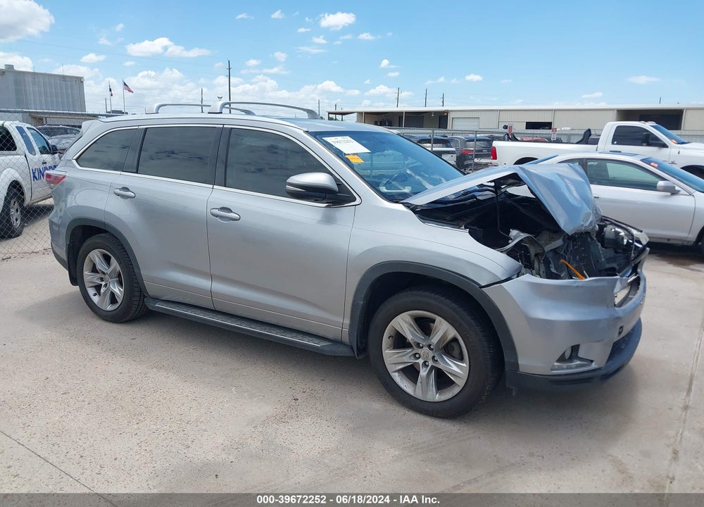 2015 TOYOTA HIGHLANDER LIMITED V6 VIN: 5TDYKRFH7FS076416