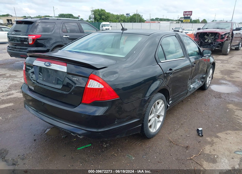 2011 FORD FUSION SEL VIN: 3FAHP0JA8BR141395
