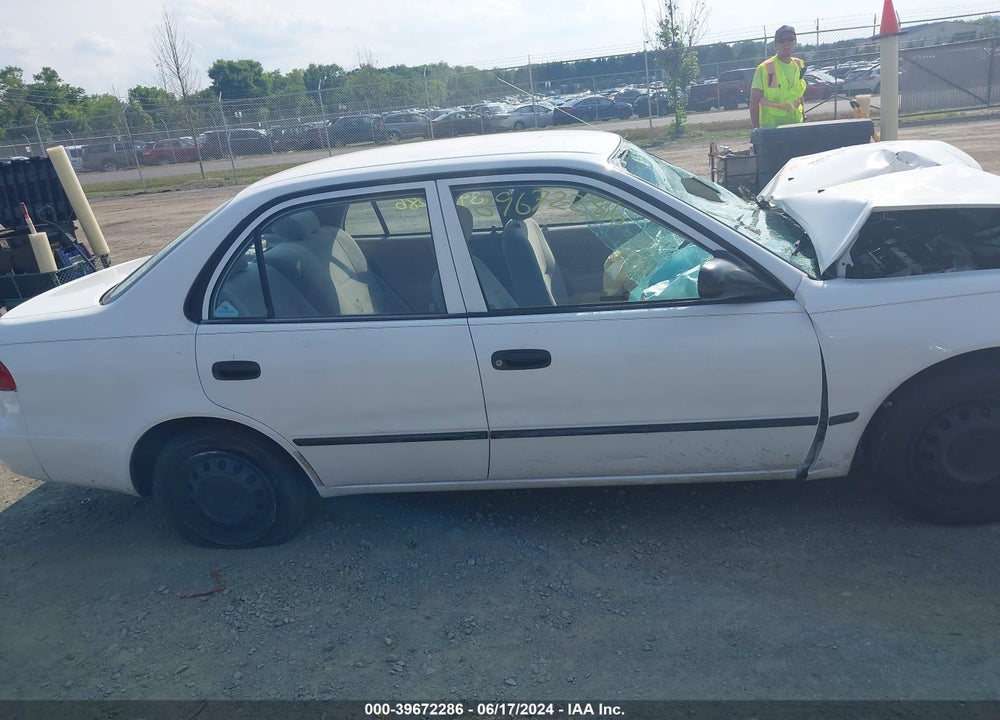2000 TOYOTA COROLLA CE VIN: 2T1BR12E5YC334247
