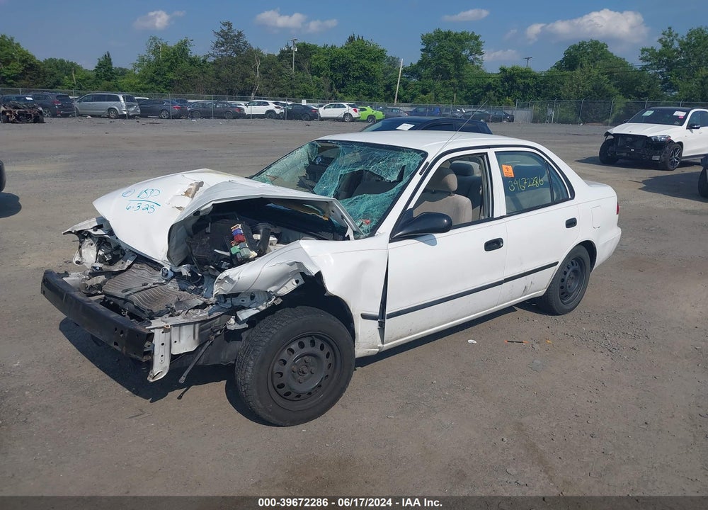 2000 TOYOTA COROLLA CE VIN: 2T1BR12E5YC334247