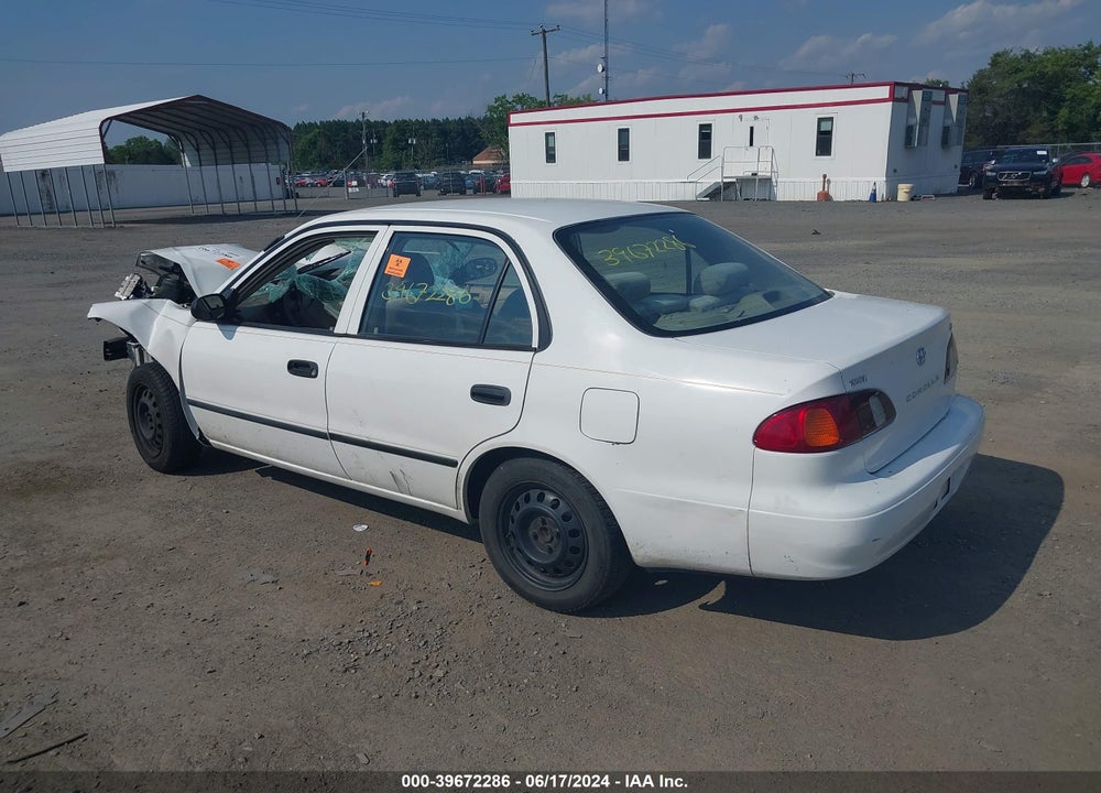 2000 TOYOTA COROLLA CE VIN: 2T1BR12E5YC334247