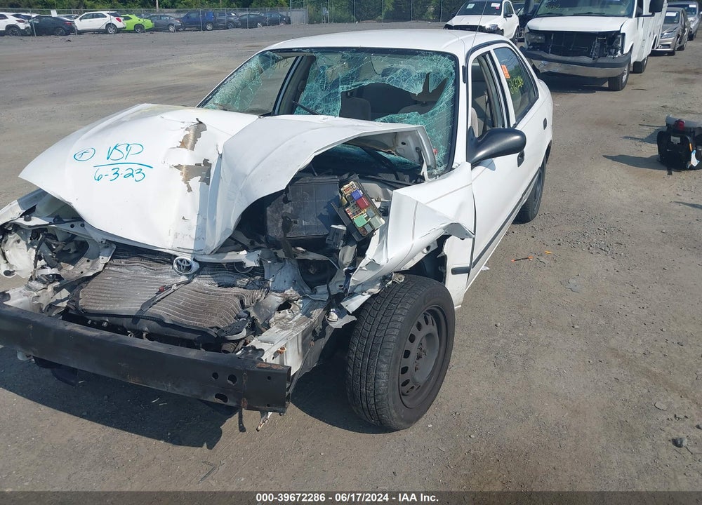 2000 TOYOTA COROLLA CE VIN: 2T1BR12E5YC334247