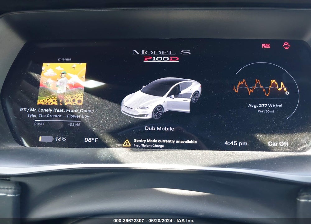 2018 TESLA MODEL S 100D/75D/P100D VIN: 5YJSA1E4XJF273540