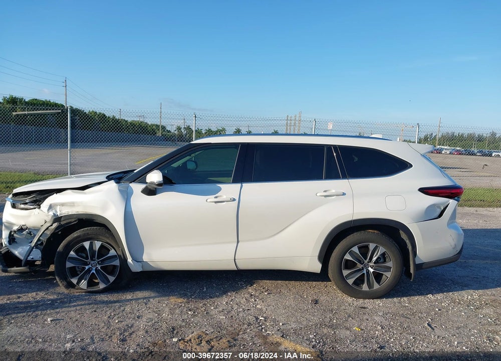 2021 TOYOTA HIGHLANDER XLE VIN: 5TDGZRBH7MS124281