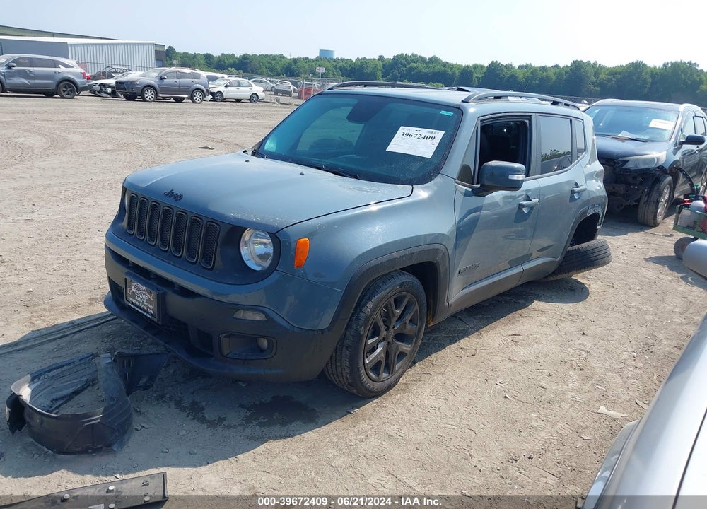 2017 JEEP RENEGADE ALTITUDE FWD VIN: ZACCJABB2HPG50159