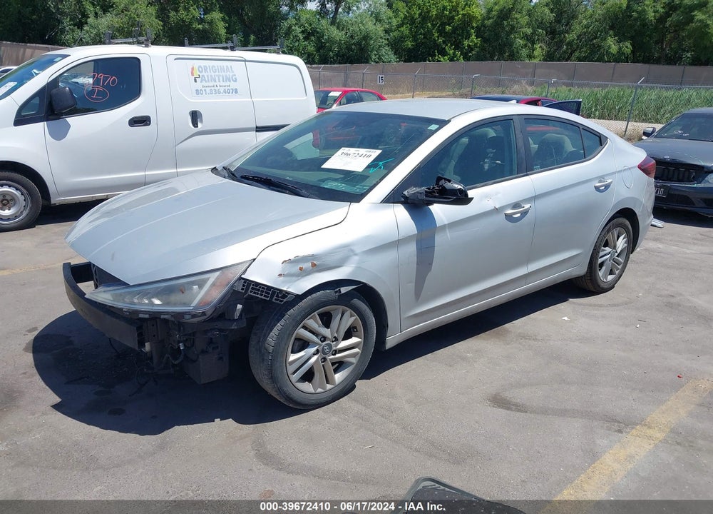 2019 HYUNDAI ELANTRA SEL VIN: 5NPD84LF1KH485904