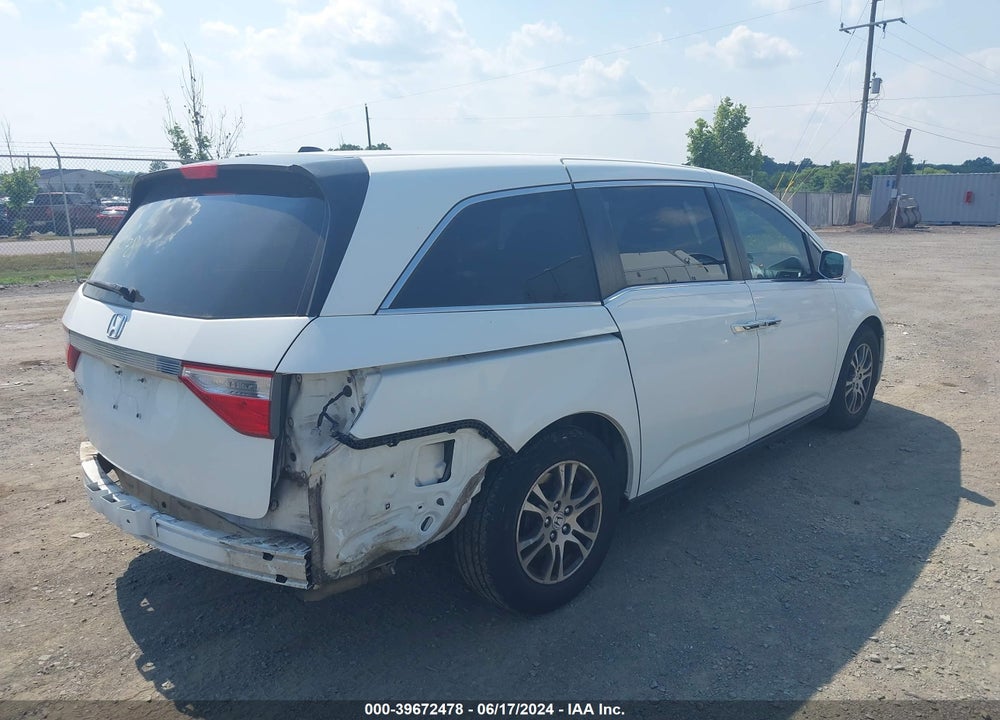 2013 HONDA ODYSSEY EX-L VIN: 5FNRL5H67DB053614
