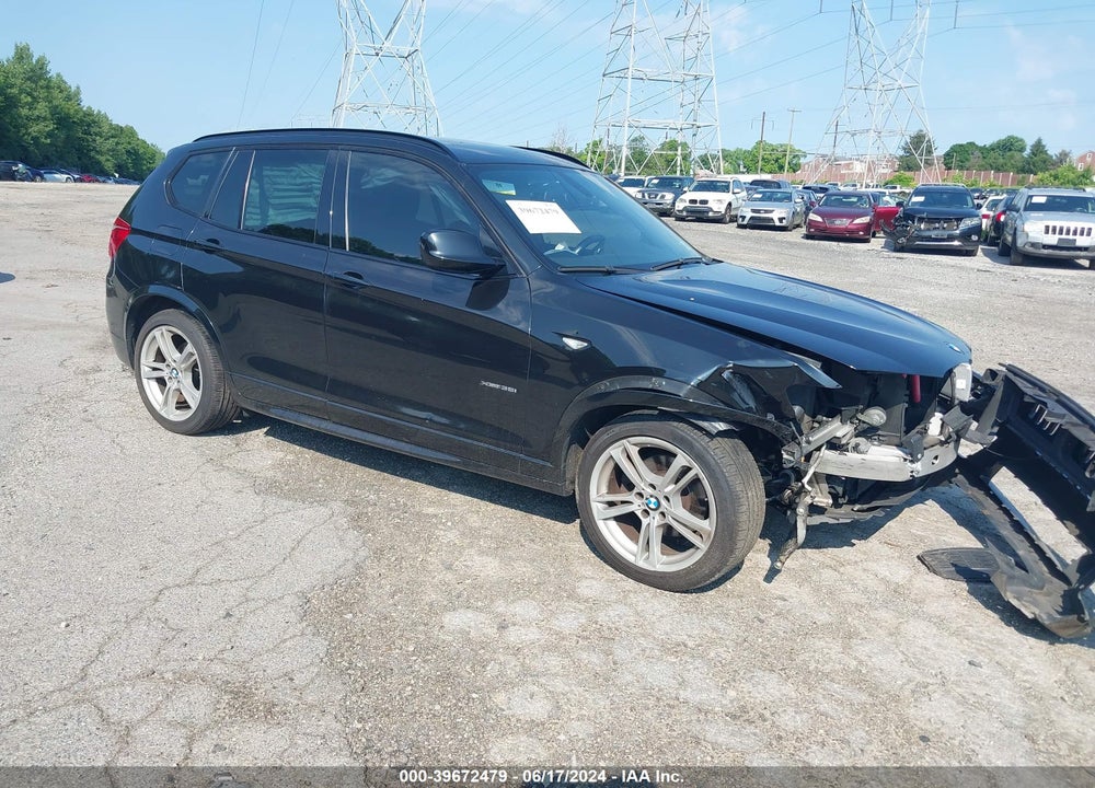 2012 BMW X3 XDRIVE35I VIN: 5UXWX7C55CL975195