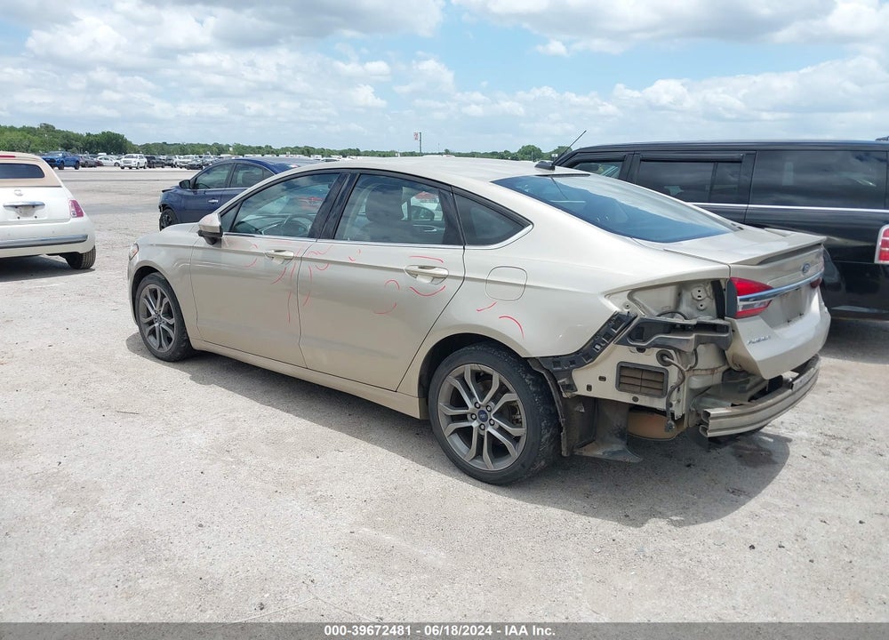 2017 FORD FUSION SE VIN: 3FA6P0HD5HR407049