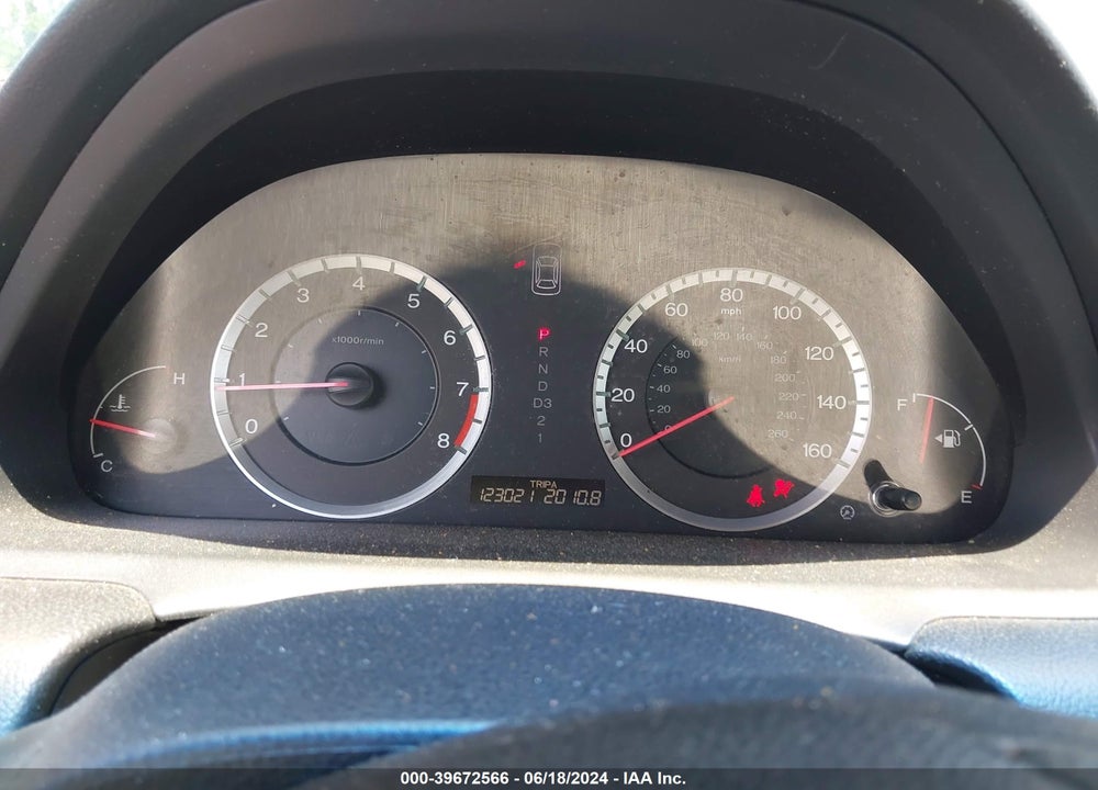 2009 HONDA ACCORD 2.4 EX VIN: 1HGCS127X9A000653