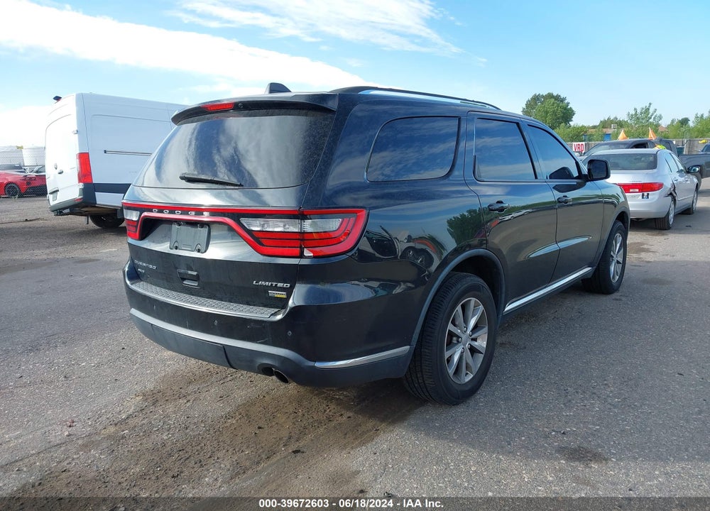 2014 DODGE DURANGO LIMITED VIN: 1C4RDJDG6EC366222