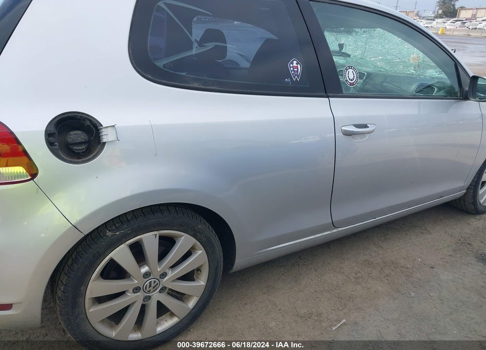 2013 VOLKSWAGEN GOLF VIN: WVWBM7AJ7DW034209