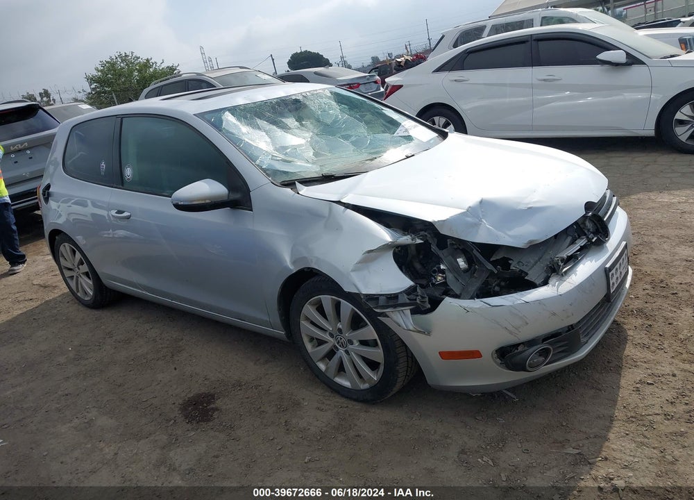 2013 VOLKSWAGEN GOLF VIN: WVWBM7AJ7DW034209