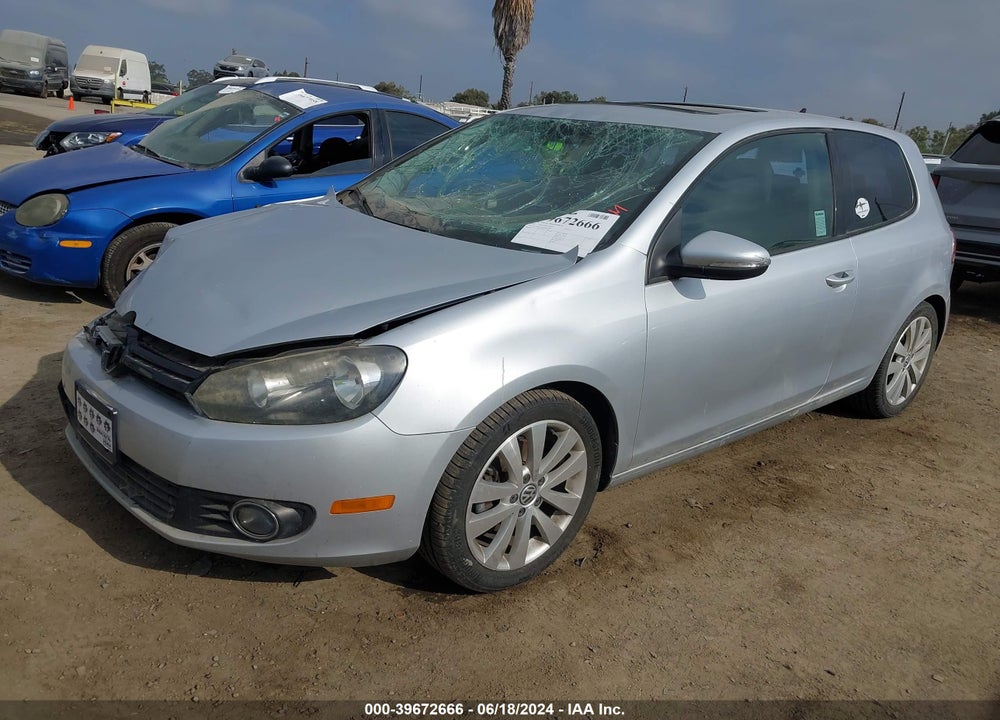 2013 VOLKSWAGEN GOLF VIN: WVWBM7AJ7DW034209