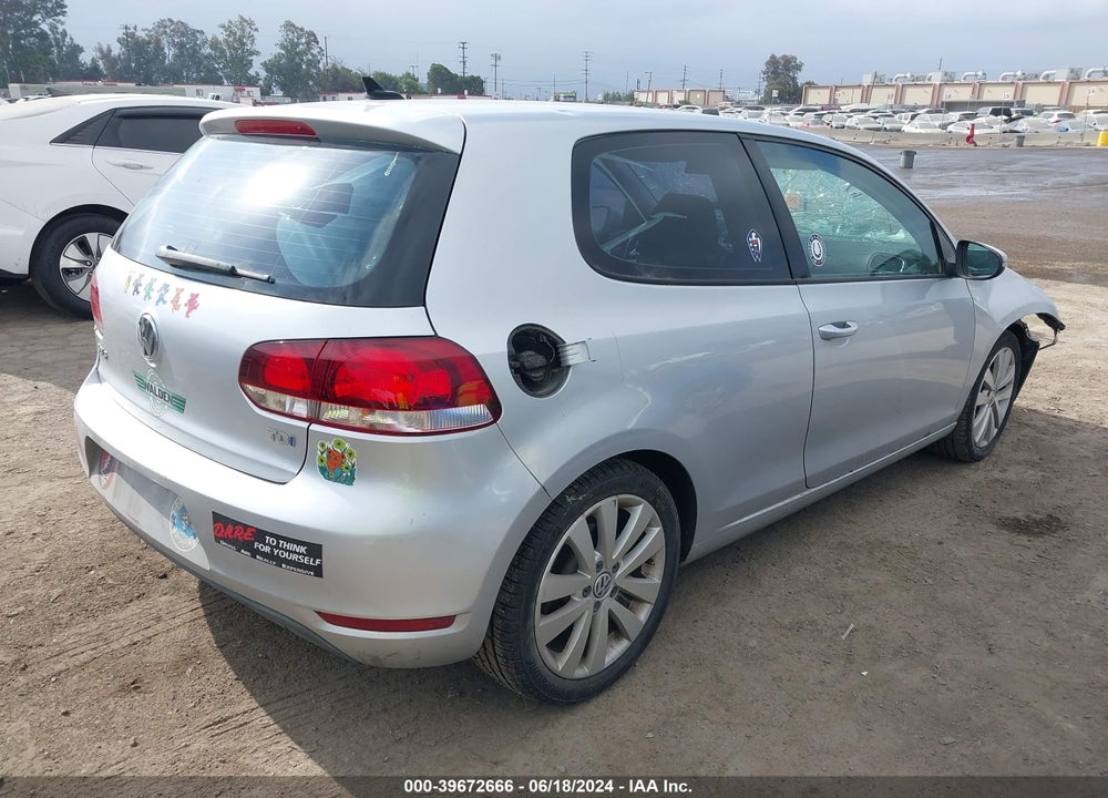 2013 VOLKSWAGEN GOLF VIN: WVWBM7AJ7DW034209