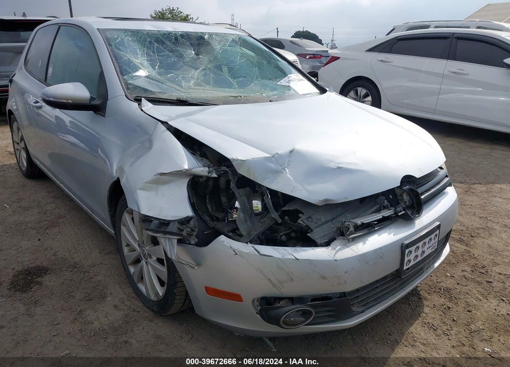 2013 VOLKSWAGEN GOLF VIN: WVWBM7AJ7DW034209