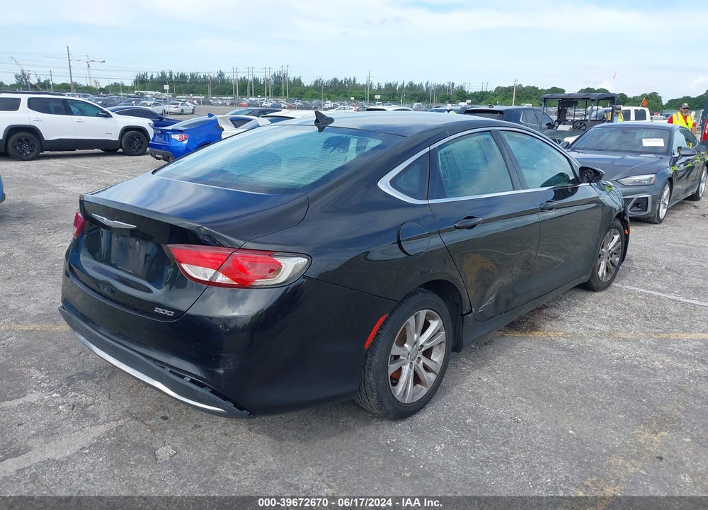 2016 CHRYSLER 200 LIMITED PLATINUM VIN: 1C3CCCAB1GN182511