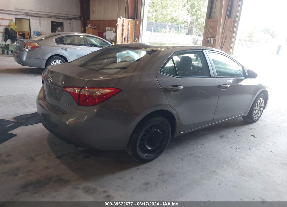 2017 TOYOTA COROLLA LE VIN: 2T1BURHE8HC875782