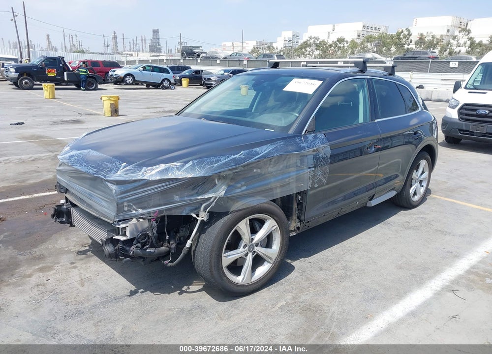 2020 AUDI Q5 PREMIUM 45 TFSI QUATTRO S TRONIC VIN: WA1ANAFY6L2008924